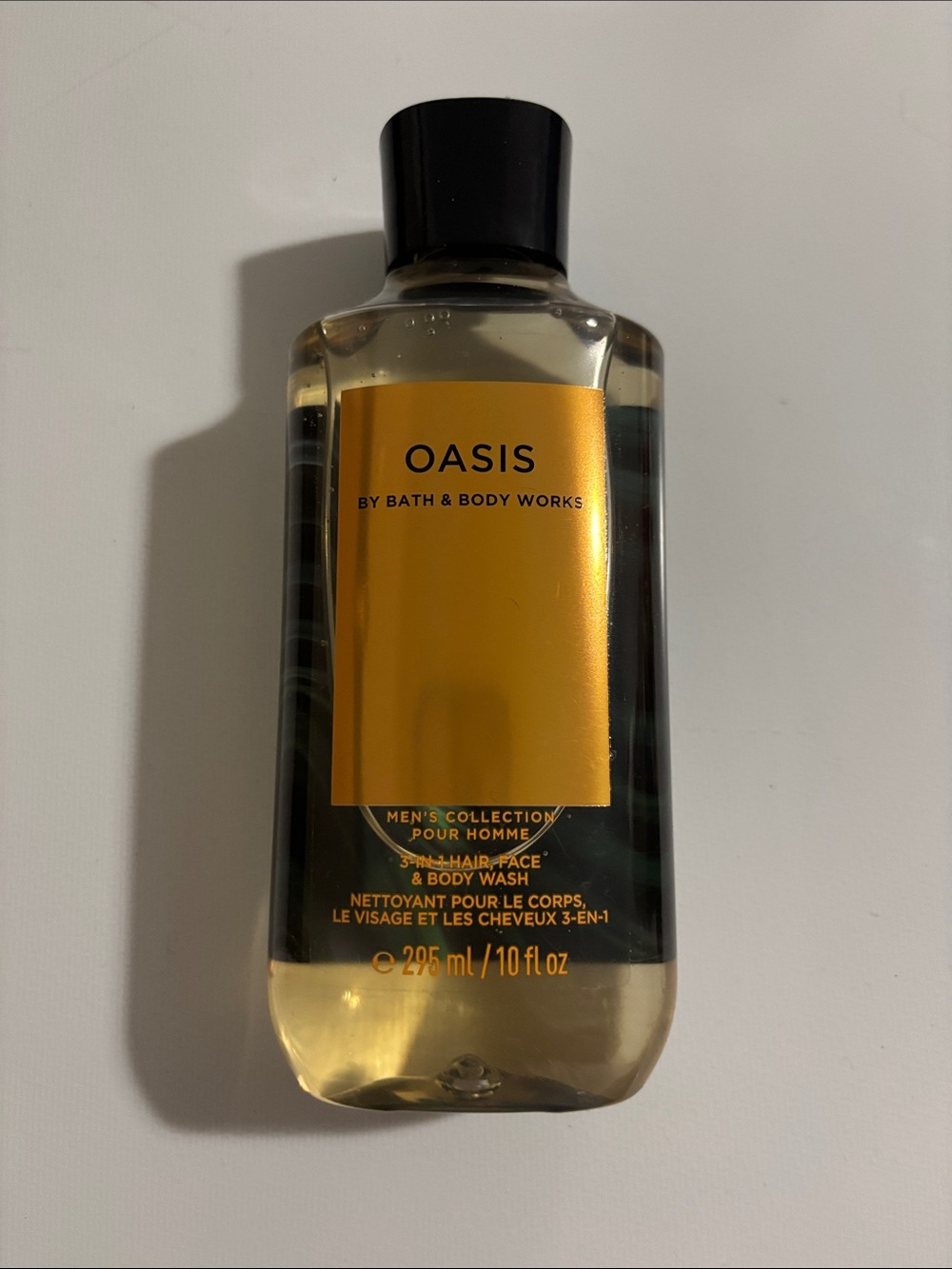 Bath & Body Works Oasis Men's Body Wash - Gold Label with Black Cap